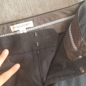 Banana republic wool martin fit pants navy blue